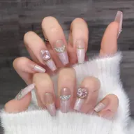🌸🌸NEWS【ネイルチップ長さだし】ワンホン定額コース¥4980🌸🌸
