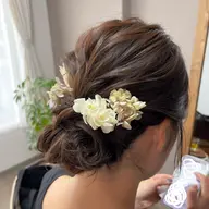 ミニモ限定🫧ヘアセット🎀結婚式お呼ばれヘア👰🏼‍♀️💐