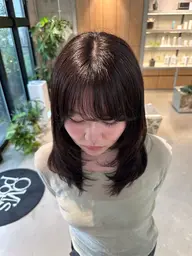 《通常料金から50%off🌟》透明感ワンカラー+超音波トリートメント+SB🫧