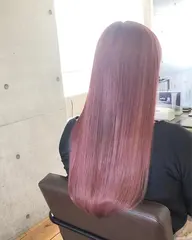 ダブルカラー+オートクチュールヘアエステ+ブロー