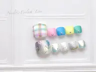 minimo価格🌈フット アートコース☞オフ有🐻フットバス込み