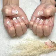 オフなし💅ハンド5種フレンチ(クリアベース)✨甘皮ケア込!