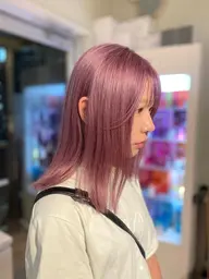 カット＋全体ケアブリーチ＋オージュアトリートメント