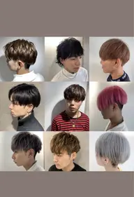 【メンズ限定クーポン】✨メンズホワイトブリーチ+✨フルカラー✨7900