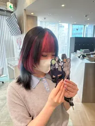 【初回限定】インナーカラー ブリーチ込み