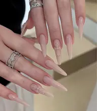 🉐長さだし10本コース💅2本アート付き(パーツつけ放題)🎨残り8本ワンカラー💚💛❤️