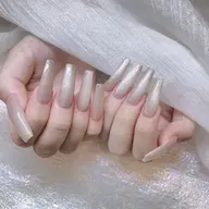 【練習モデル】チップ長さだし✨マグネットワンカラーネイル🎀ハンドケア付き💅