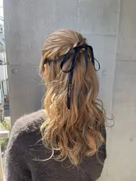 🌟ヘアアレンジ🌟ハーフアップ限定🎀イベント/お出かけ前に💘【渋谷/原宿/表参道】