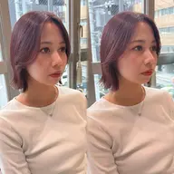 【当日予約限定❤️‍🔥】メンテナンスカット✂️+透明感カラー💎韓国発🇰🇷トリートメント･超音波アイロン付き❣️