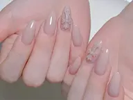 💕ジェル初回オフ無料💕自爪にクロス2個まで　￥6580