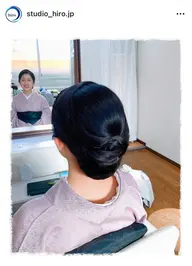🍵【am7:00~8:00迄】和装ヘアセット¥4500
