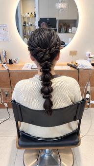 編みおろし限定ヘアセット