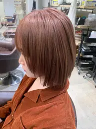アイロンなし🧐ボリュームダウンストレート&カット&韓国式ウォータートリートメント✨
