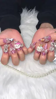 【スカルプ】パーツつけ放題💎アートなし　　　　　　　　　　　　　　　　オフ・ケア込み🙆‍♀️パーツ持ち込み可