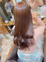 【低ダメージで透明感抜群💛】ブリーチなしダブルカラー＋1step Aujua treatment❤︎