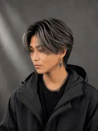 メンズカット+バレイヤージュ「ブリーチ×2」¥29100→¥16000【owl心斎橋を初めてご利用の方】