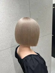 🍒暗髪からハイトーンに☆複雑履歴も◎ケアブリーチ2回＋ケアカラー