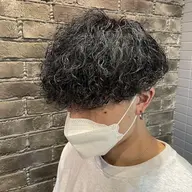 特殊パーマ+カット ¥13000