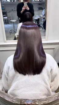 【カットなしでお得に美髪縮毛矯正⭐️】美髪縮毛矯正+うる艶トリートメント3種☘️ ¥19800→¥10000