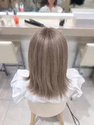 【秋におすすめ🍠ブリーチあり】明るめラテベージュカラー☕️🧸