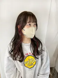 前髪カット+前髪縮毛矯正🤍