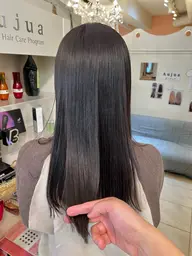 縮毛矯正+トリートメント