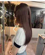ワンカラー+艶々トリートメント