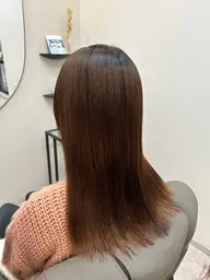デザインカット+美髪ケア縮毛矯正+サプリトリートメント