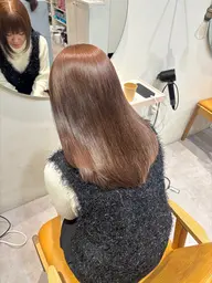 ブリーチなしWカラー(リタッチのみ)+カラー+トリートメント🧺♡