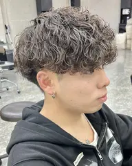 【ノーセットでも形が決まる】カット＋波巻きパーマ