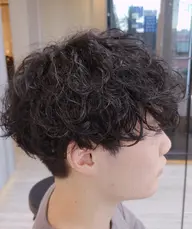 mens ツイストスパイラルパーマ