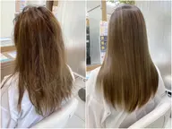 🟡髪質改善特殊架橋トリートメント（カット込み）　　髪の強度UPとツヤ感が飛躍的に上昇❗️最高級トリートメント✨