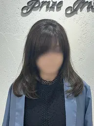 カット+カラー+超音波トリートメント