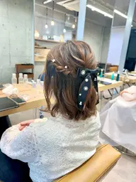 【参列・推し活】ヘアアレンジ💐