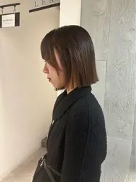 ⌇cut ＆ 髪質改善ストレート ( 縮毛矯正 )⌇自然な柔らかなストレート🌿♡ダメージレスな縮毛矯正 ˊ˗