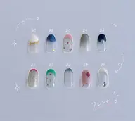 【オフなし】フレンチ+写真アート2本付 500円