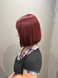 🍒ྀི艶髪ワンカラー+ぱつっとボブカット🍒