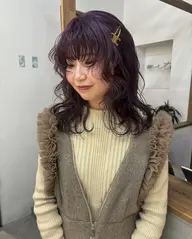 ワンカラー🐩透明感と存在感のあるヘアに