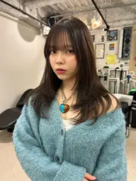 【ロングレイヤーカット➕カラー　クーポン🎫】レイヤーカットモデルさん募集してます🩵🩷
