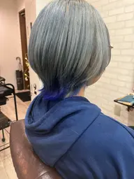 ハイトーンもお任せ✨【ケアブリーチWカラー+カット+超音波TR】