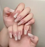 💗チップ長さだし10本+グラデーション/2色使用ワンカラー/ミラー/オーロラネイル