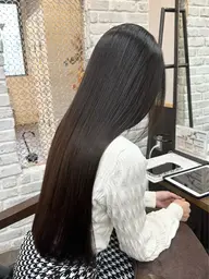 【髪質改善】🫧酸性縮毛矯正+カット+うる艶トリートメント🫧