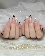 【チップ長さ出し】10本チップ長さ出し フレンチネイル
