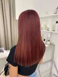 【透明感】ブリーチ無しダブルカラー🌈+トリートメント⭐️