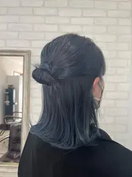 【艶カラーリタッチ+カット】