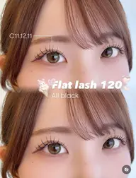 【フラットラッシュ】上120本　オフ無料