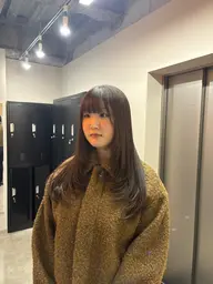 【【5cm​〜​カットさせていただける女性限定】カット＋カラー＋トリートメント🌿‬