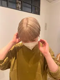 カット＋ケアブリーチ＋カラー＋TOKIOトリートメント🍀［ダブルカラー］