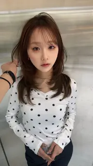 韓国ヘアカラー+3stepトリートメント+超音波アイロン付き✩.*˚ロング料金🈚️