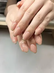 オフなし🫧フレンチネイル※下地カラーはクリア